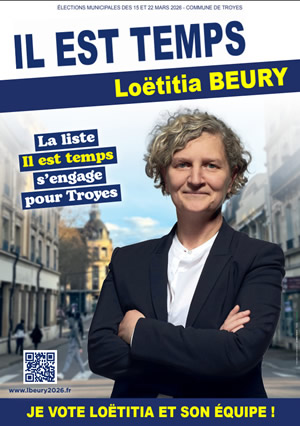 Loetitia Beury. Il est temps de changer pour Troyes
